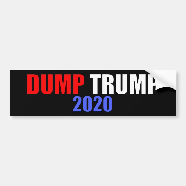 Dumpa trumpen 2020 bildekal (Framsidan)