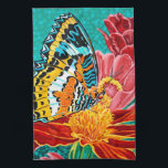 Dumpad fjäril I Kökshandduk<br><div class="desc">Djur</div>