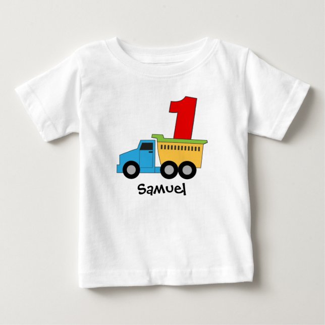 Dumper Last Birthday T-shirt Personlig (Framsida)
