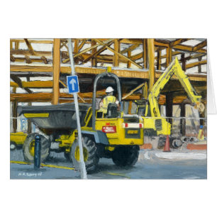 Dumper Lastbil, Cardiff, Wales, Förenade kungarike OBS Kort