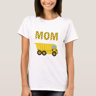 Dumper Lastbil Konstruktion Födelsedagsfirande Mam T Shirt