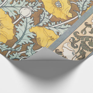 Dumpetbild Illustration Flower Nouveau Presentpapper
