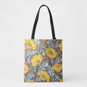 Dumpetbild Illustration Flower Nouveau Tygkasse