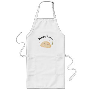 Dumpling Älskare Pierogi Älskare Långt Förkläde
