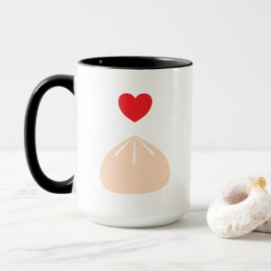Dumpling av Kärlek Black 15oz. Mugg