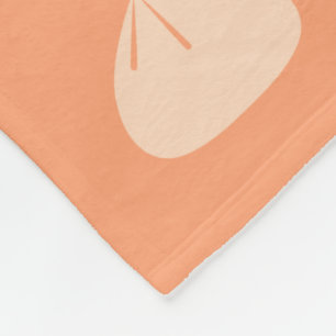 Dumpling av Kärlek Cantaloupe Small Fleece Blanket