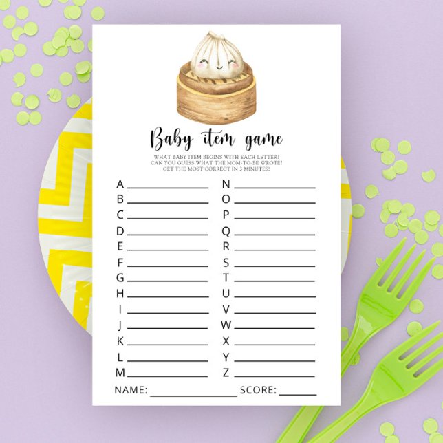 Dumpling baby shower Baby Present Spel (Skapare uppladdad)