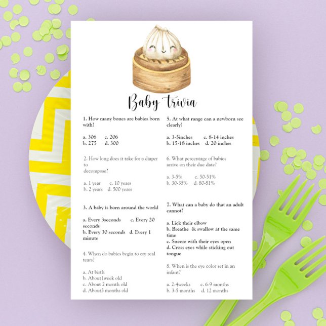 dumpling baby shower Bebis Trivia (Skapare uppladdad)