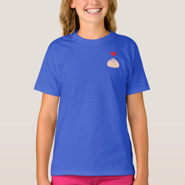 Dumpling Kärlek Kids T-Shirt (Framsida)