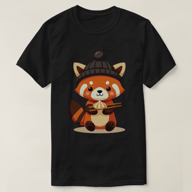Dumpling Panda T Shirt (Design framsida)