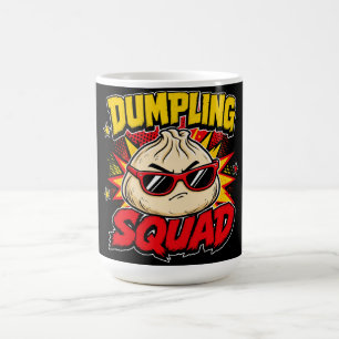 Dumpling Squad Retro Serietidning Pop Art Matlover Kaffemugg