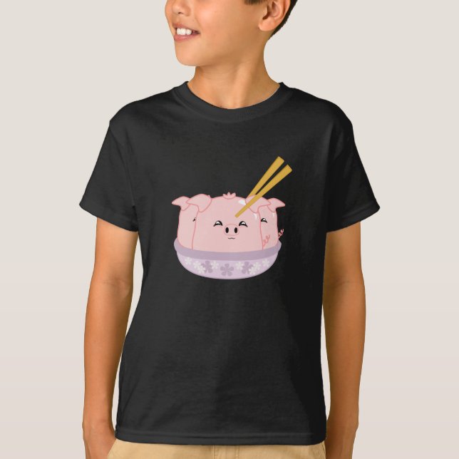 Dumplings gris t-shirt (Framsida)