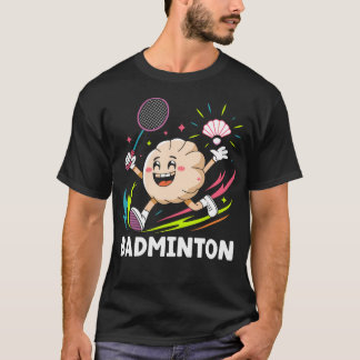 Dumplings Spelar Badminton Bestick Wrap Kök Sp T Shirt