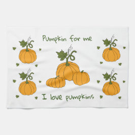 Dumpning av Romantisk kute orange Kökshandduk