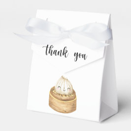 Dumpning av vattenfärg - tack för babyduschen presentaskar