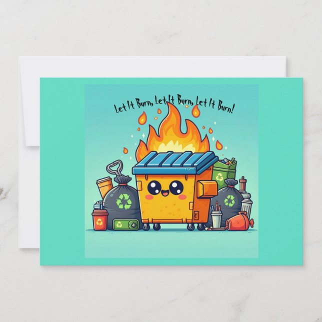 Dumpningsbrand Julkort (Framsida)