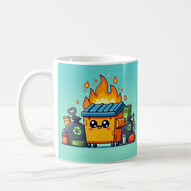 Dumpningsbrand Kaffemugg (Vänster)