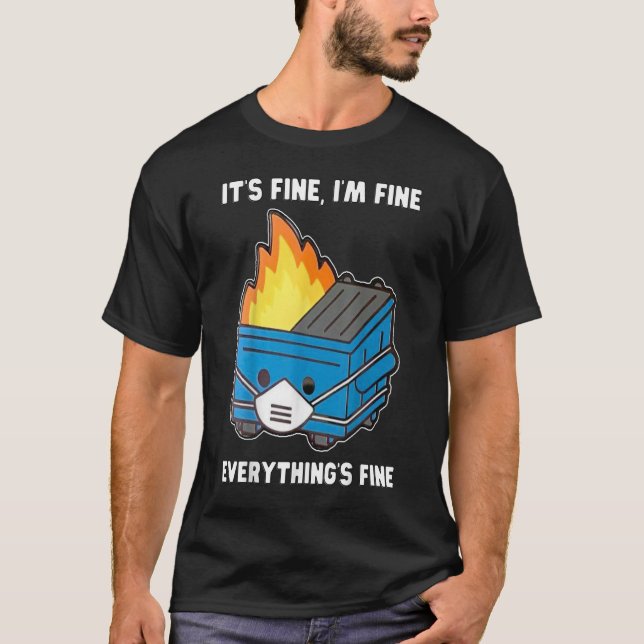 Dumpningsbrand T Shirt (Framsida)