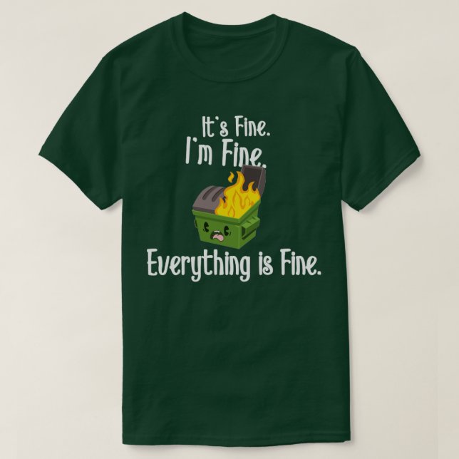 Dumpningsbrand T Shirt (Design framsida)