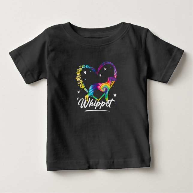 Dumpningstitel Dye Rainbow Hund älskare Gift T-Shi T Shirt (Framsida)