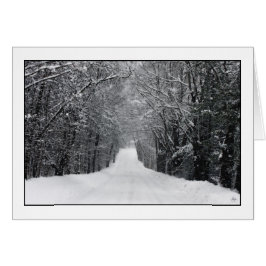 Dumprun Snowstorm Hälsningskort