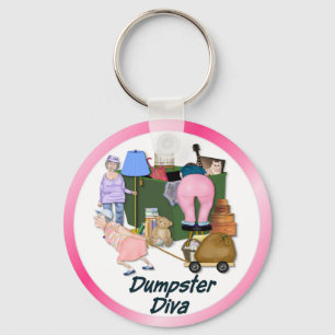 Dumpster Divas Nyckelring