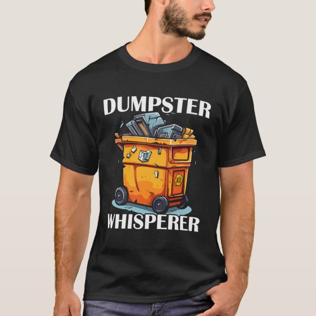 Dumpster Diving Sopor Picker Sopor Picking Sopor T Shirt (Framsida)