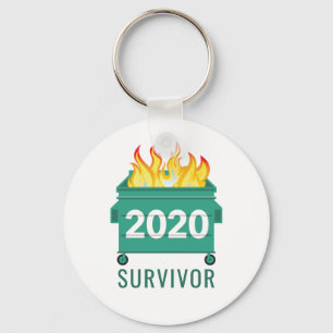 Dumpster Fire 2020 lustig personlig Nyckelring