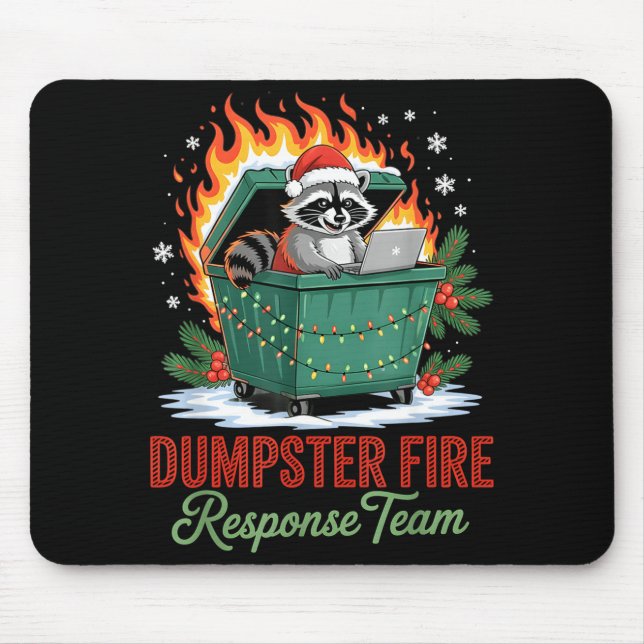 Dumpster Fire Resnse Team Leader Christmas  Musmatta (Framsidan)