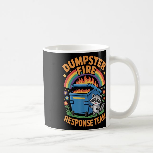 Dumpster Fire ResponTeam Kaffemugg (Höger)