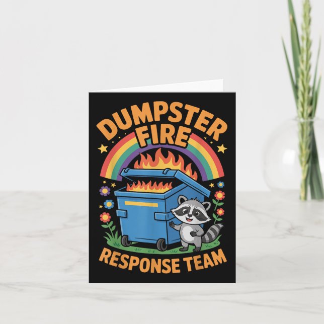 Dumpster Fire ResponTeam Kort (Framsida)