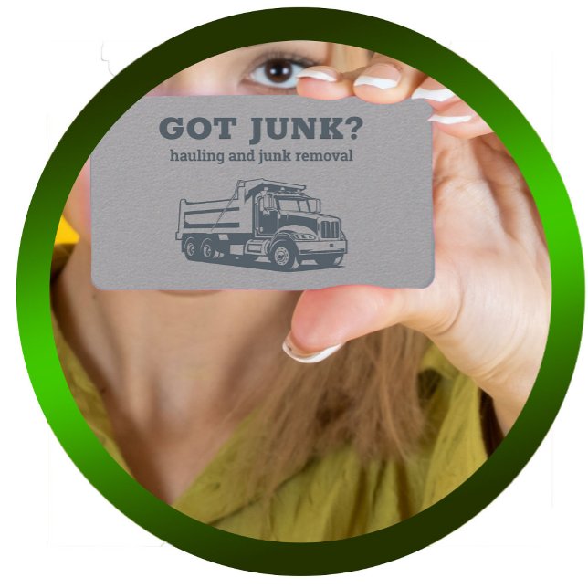 Dumpster Service Hauling Visitkort (Dumpster Service Business Cards)