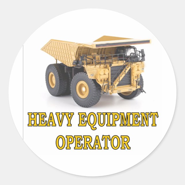 DUMPTRUCK RUNT KLISTERMÄRKE (Framsida)