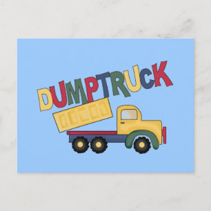 Dumptruckar, skjortor och presenter vykort