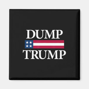 DumpTrump Shirts Black Uni Vuxen Modern politiker Magnet
