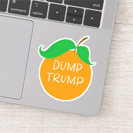 Dumptrumpens Orange Anpassningsbar-Klipp vinyldeka Klistermärken