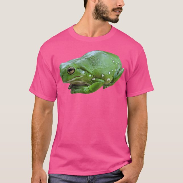 Dumpy Träd Frog White S Träd Frog Amphibian T Shirt (Framsida)