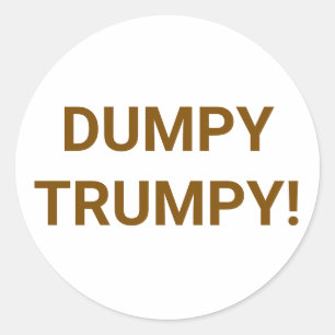 DUMPY TRUMPY Comic Splash-Art Hankamer Artjunkhaus Runt Klistermärke