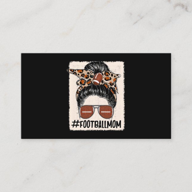 dumskalle hårfotboll mamma ordag leopar i lycklig visitkort (Framsida)