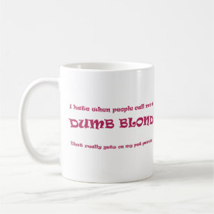 Dumt blont kaffemugg