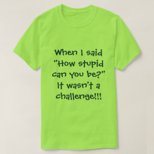 Dumt folk t shirt