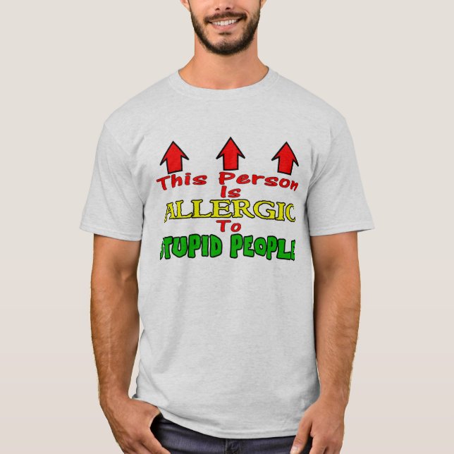 Dumt folk t-shirt (Framsida)