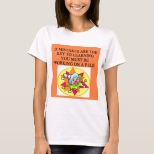dumt phd-skämt tee shirt