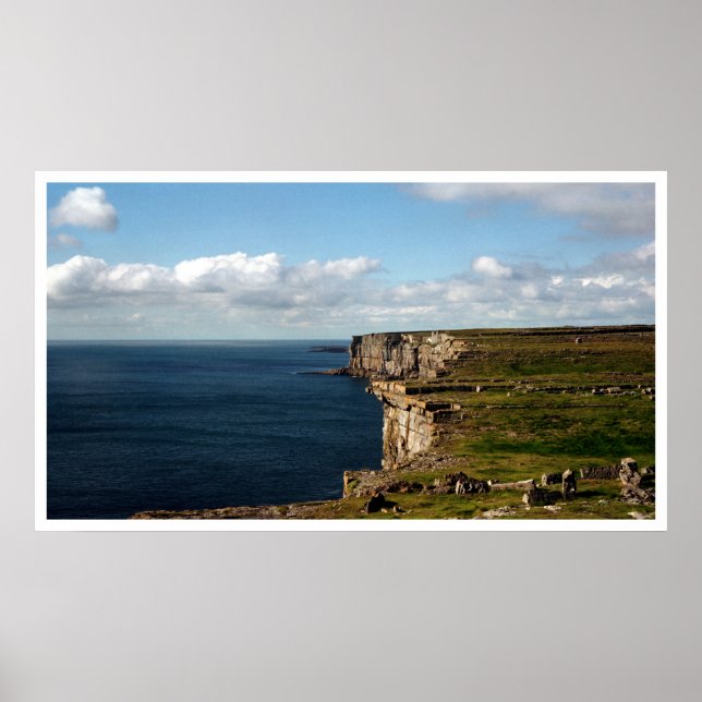 Dun Aengus klippor Poster (Framsidan)