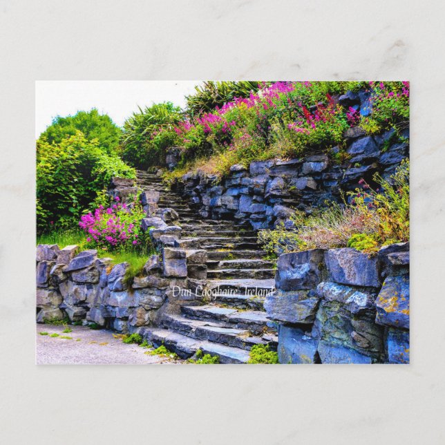 Dun Laoghaire, Irlands scenbild Vykort (Framsida)