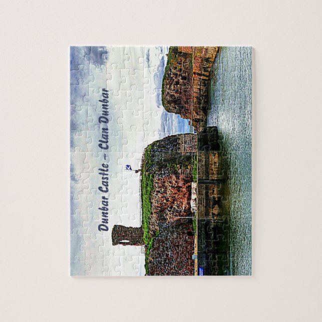 Dunbar Castle - Klan Dunbar Pussel (Vertikal)
