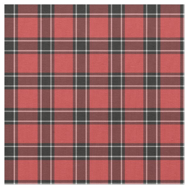 Dunbar Scotland District Tartan Tyg (Närbild)