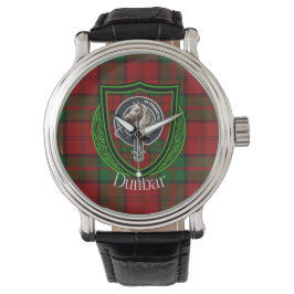 Dunbar Scottish Clan Tartan & Crest Armbandsur