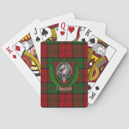 Dunbar Scottish Clan Tartan & Crest Casinokort