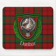 Dunbar Scottish Klan Tartan & Vapensköld